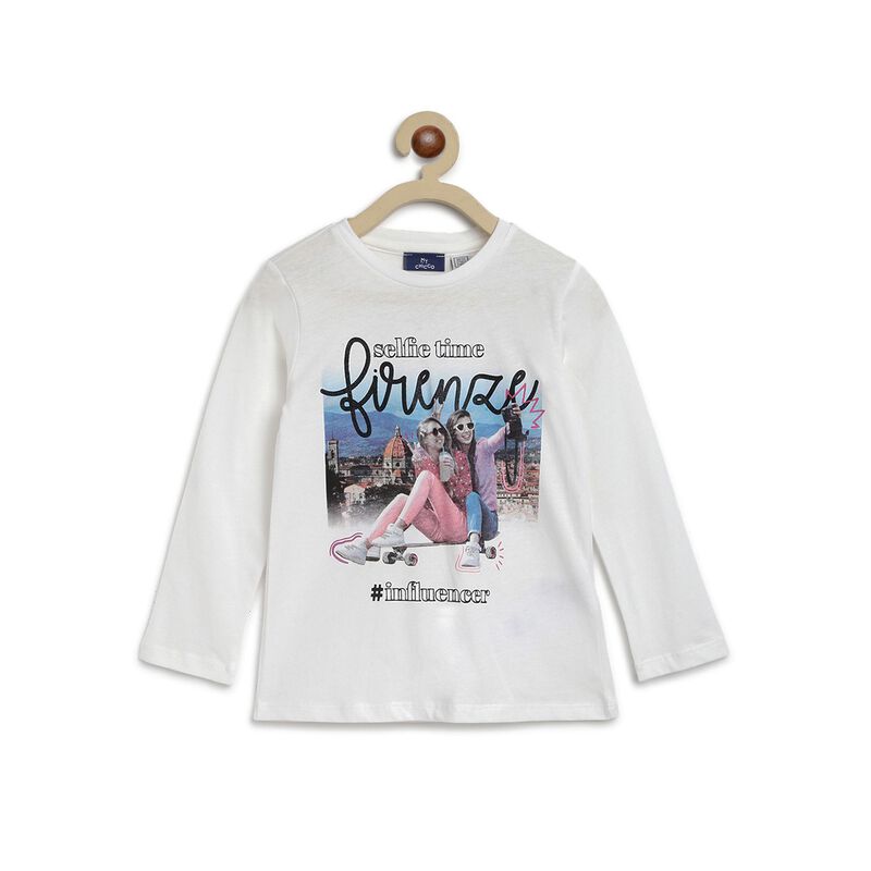 Girls Long Sleeve Knitted T-Shirt image number null